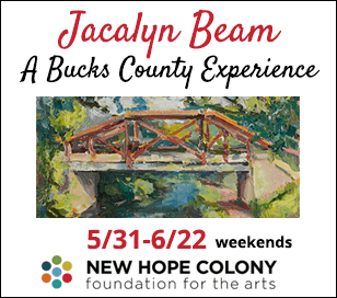 This is a free public exhibition of modern impressionist paintings by Jacalyn Beam, who is a nationally recognized artist. These paintings are of iconic Bucks County vistas throughout the years and are exquisitely mounted in high end frames, some of which are antique.